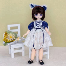 Load image into Gallery viewer, 30cm Two-dimensional Comic Face Doll 1/6 Bjd Doll or Dress Up Clothes Children's Girl Birthday Gift Toys
