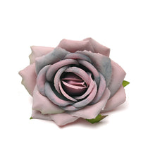 Load image into Gallery viewer, 30pcs White Rose Artificial Silk Flower Heads Decorative Scrapbooking For Home Wedding Birthday Decoration Fake Rose Flowers