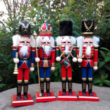 Load image into Gallery viewer, Nutcracker Christmas Decorative Creative Wooden Craftwork Decoration Children's Day Gift