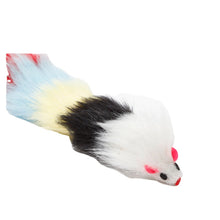Load image into Gallery viewer, Funny Cat Supplies with Bell Cat Toy 30cm Colorful Plush Lengthened Simulation Mouse Pet Toys