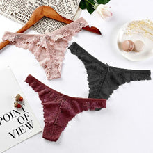 Load image into Gallery viewer, Lot Lace Panties Women Seamless Briefs Soft Lingerie Low-rise Hollow Underwear Tempting Thongs Female Underpants