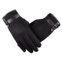 Load image into Gallery viewer, New Cashmere Non-Inverted Velvet Touch Screen Gloves Men's Driving Korean Casual Cotton Gloves
