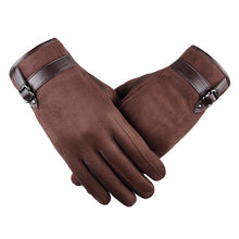 Load image into Gallery viewer, New Cashmere Non-Inverted Velvet Touch Screen Gloves Men's Driving Korean Casual Cotton Gloves