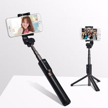 Load image into Gallery viewer, Selfie Stick Cartoon Mini Tripod Self Stick Bluetooth Remote Shutter