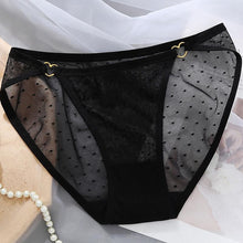 Load image into Gallery viewer, Women Panties Sexy Mesh Dots Underwear Knickers Female Seamless Briefs Lingerie Transparent Underpants KL130