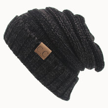 Load image into Gallery viewer, Autumn and Winter Labeling Woolen Knitted Hat Sleeve Cap Outdoor Keep Warm Hat