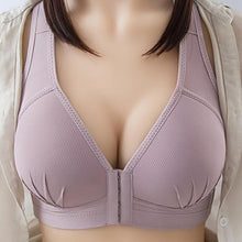 Load image into Gallery viewer, Bra Front Closure Solid Color Plus Size Sexy Push Up Brassiere Wireless Seamless Invisible Bras Without Bones For Women Tube Top