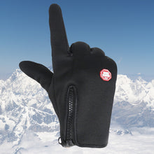 Load image into Gallery viewer, Touch Screen Gloves Autumn and Winter Warm with Velvet Cold-Proof Waterproof Men's and Women's Outdoor Riding