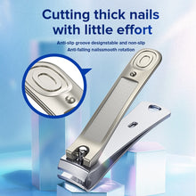 Load image into Gallery viewer, Llano Large Flat Mouth Nail Clippers Stainless Steel Clipper Fingernail Cutter Manicure Tools