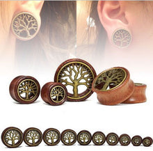 Load image into Gallery viewer, Hot Wood Peace Tree Ear Extender Ear Jewelry Exquisite Piercing Jewelry 8-20mm