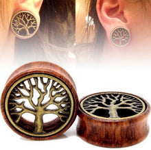 Load image into Gallery viewer, Hot Wood Peace Tree Ear Extender Ear Jewelry Exquisite Piercing Jewelry 8-20mm