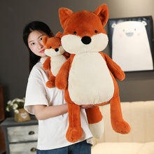 Load image into Gallery viewer, 35-90cm Soft Fluffy Fox Plush Toy Cute Cartoon Animal Fox Stuffed Doll Girls Lover Valentine's Gift Kawaii Sofa Decor Pillows
