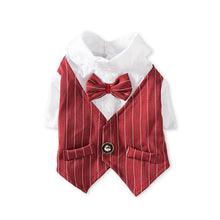 Load image into Gallery viewer, Tuxedo Bowtie Gentleman Dog Formal Shirt Clothes Dog Tuxedo Pet Supplies Dog Costumes Wedding Suit
