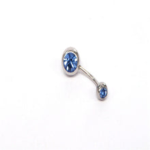 Load image into Gallery viewer, 20 Color Stainless Steel Pressure Drill Navel Stud Belly Ring Color Navel Buckle Piercing Jewelry