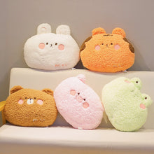 Load image into Gallery viewer, 35cm kawaii Animal Teddy Bear Rabbit Frog Tiger Pig Plush Toys Cartoon Stuffed Soft Pillow Back Sofa Cushion for Girls Kids