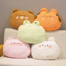 Load image into Gallery viewer, 35cm kawaii Animal Teddy Bear Rabbit Frog Tiger Pig Plush Toys Cartoon Stuffed Soft Pillow Back Sofa Cushion for Girls Kids