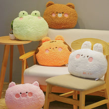 Load image into Gallery viewer, 35cm kawaii Animal Teddy Bear Rabbit Frog Tiger Pig Plush Toys Cartoon Stuffed Soft Pillow Back Sofa Cushion for Girls Kids
