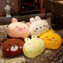 Load image into Gallery viewer, 35cm kawaii Animal Teddy Bear Rabbit Frog Tiger Pig Plush Toys Cartoon Stuffed Soft Pillow Back Sofa Cushion for Girls Kids