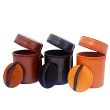 Load image into Gallery viewer, Lens Bag Retro Hard PU Leather Lens Case for Canon Nikon Sony Pentax Fujifilm Tamron Sigma Pouch Protector Universal