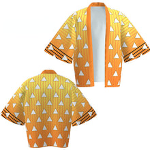 Load image into Gallery viewer, Anime Demon Slayer Kimetsu No Yaiba Tanjiro Kamado Cosplay Cape Costume Men Kimono Plus Size Jackets Halloween Party