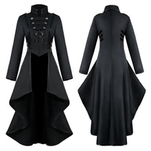 Load image into Gallery viewer, Aominuo Perfect DLWomen Gothic Steampunk Button Lace Corset Halloween Costume Coat Tailcoat Jacket