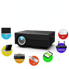 Load image into Gallery viewer, New Yg450 Miniature HD Projector Home Led Portable 1080P Small Home Projector Manufacturer