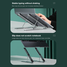 Load image into Gallery viewer, llano 6-Gear Foldable Laptop Stand Portable Aluminum Alloy Notebook Computer Holder Tablet Bracket for 11-17.3 inch Laptop