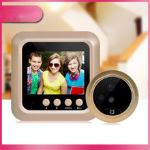 Load image into Gallery viewer, 2.4-Inch Digital Intelligent Electronic Peephole Viewer Doorbell Support Recording Photography Night Vision Large Viewing Angle