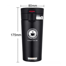 Load image into Gallery viewer, 380ml Double Stainless Steel 304 Coffee Mug Leak-Proof Thermos Mug Travel Thermal Cup Thermosmug Water Bottle For Gifts