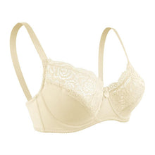 Load image into Gallery viewer, Queenral French Adjustable Underwear Small Chest Gather Thin Underwire Lace Ladies Bra