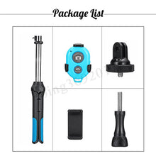 Load image into Gallery viewer, Portable Extendable Monopod Selfie Stick Tripod Bluetooth Remote for Phone Camera GoPro