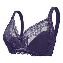 Load image into Gallery viewer, Lace Underwear EF Cup Bra Adjustment Large Breasts Showing Small Comfortable Steel Rings Women's Bras