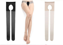 Load image into Gallery viewer, 3PCS Sexy Open Crotch Stockings Front and Rear Free off Jumpsuit for Lady