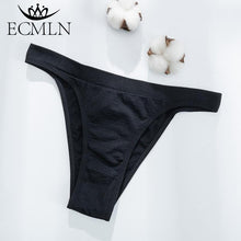 Load image into Gallery viewer, Seamless Knickers Cotton Crotch Briefs Women Sexy Thongs Panties Lady G-String Low Waist Biniki