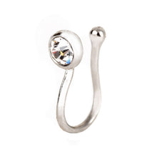 Load image into Gallery viewer, Piercing Jewelry Fashionable and Exquisite Nose Stud Diamond-Embedded Fake Nose Ring