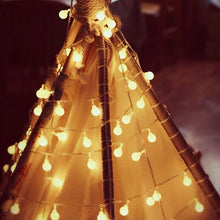 Load image into Gallery viewer, LED Lighting Chain USB Remote Control Ball Small String Battery Light Room Christmas Decoration Outdoor Camping Starry Lights