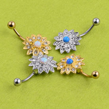 Load image into Gallery viewer, Piercing Jewelry New U-Shaped Fan-Shaped Chain Nose Ring Diamond Nose Chain Ornament
