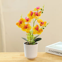 Load image into Gallery viewer, 3D Printing Film Three-Fork Eight-Flower Phalaenopsis Bonsai Artificial Flower Fashion Home Decorations