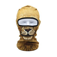 Load image into Gallery viewer, 3D Cat Animals Balaclava Motorcycle Breathable Anti-UV Full Face Mask Fishing Hiking Tiger Dog Bandana Summer Cycling Headwear