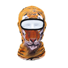 Load image into Gallery viewer, 3D Cat Animals Balaclava Motorcycle Breathable Anti-UV Full Face Mask Fishing Hiking Tiger Dog Bandana Summer Cycling Headwear