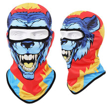 Load image into Gallery viewer, 3D Cat Dog Cute Animal Balaclava Motorcycle Motocross Moto Skiing Snowboard Hat Helmet Liner Biker Face Cap Cycling Headgear
