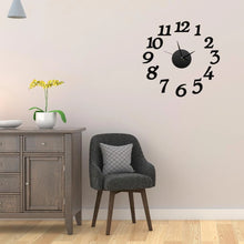 Load image into Gallery viewer, Wall Clock Large Sticker Acrylic Silent Digital Big Self adhesive Modern Design for Room Home Office Decor
