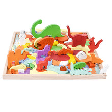 Load image into Gallery viewer, 3D Puzzles Toy Animal Cartoon Multilayer Jigsaw Puzzle Creative Baby Wooden Early Educational Cognition Toys For Children Gifts