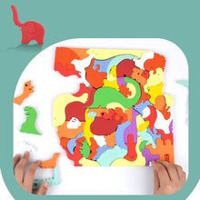 Load image into Gallery viewer, 3D Puzzles Toy Animal Cartoon Multilayer Jigsaw Puzzle Creative Baby Wooden Early Educational Cognition Toys For Children Gifts