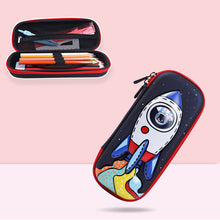 Load image into Gallery viewer, Pencil case 3D Space cute School Stationery box plastic Cartoons Pencil cases for kids