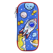Load image into Gallery viewer, Pencil case 3D Space cute School Stationery box plastic Cartoons Pencil cases for kids