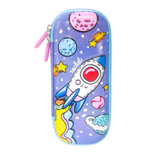 Load image into Gallery viewer, Pencil case 3D Space cute School Stationery box plastic Cartoons Pencil cases for kids