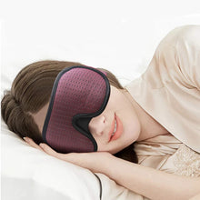 Load image into Gallery viewer, 3D Sleeping Mask Block Out Light Soft Padded Sleep Mask For Eyes Shade Blindfold Sleeping Aid Face Mask Eyepatch