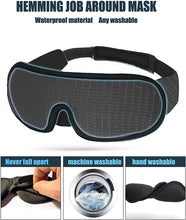 Load image into Gallery viewer, 3D Sleeping Mask Block Out Light Soft Padded Sleep Mask for Eyes Sleeping Aids Blindfold Eye Cover Sleep Patch Eye Relaxation