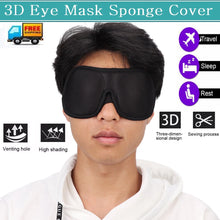 Load image into Gallery viewer, 3D Sleep Mask Natural Sleeping Eye Mask Eyeshade Cover Shade Eye Patch Women Men Soft Portable Blindfold Travel Eyepatch 1PC